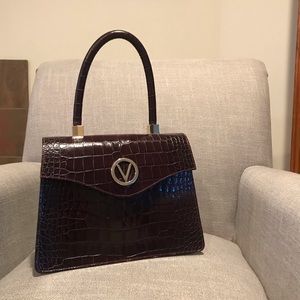 Valentino plum designer handbag